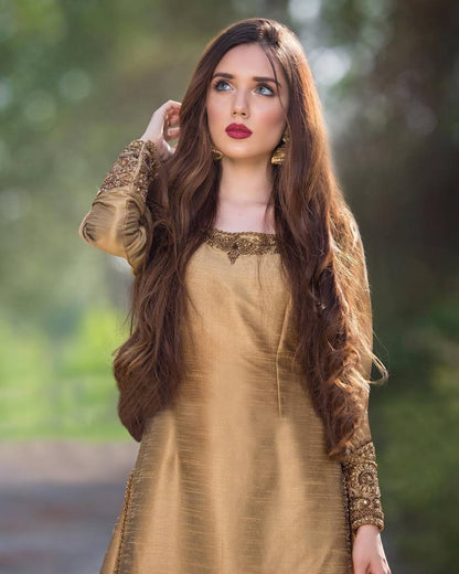 Stylish Long Kurti & Palazzo Set with Dupatta – Perfect for Weddings & Special Occasions