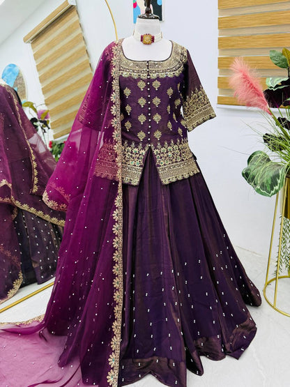 New Designer Party Top Lehenga & Dupatta Set