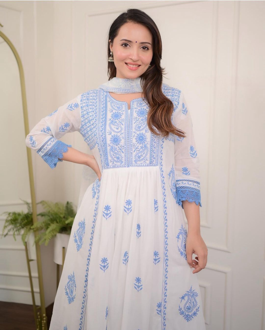 "Beautiful Chikankari Embroidery Suit"