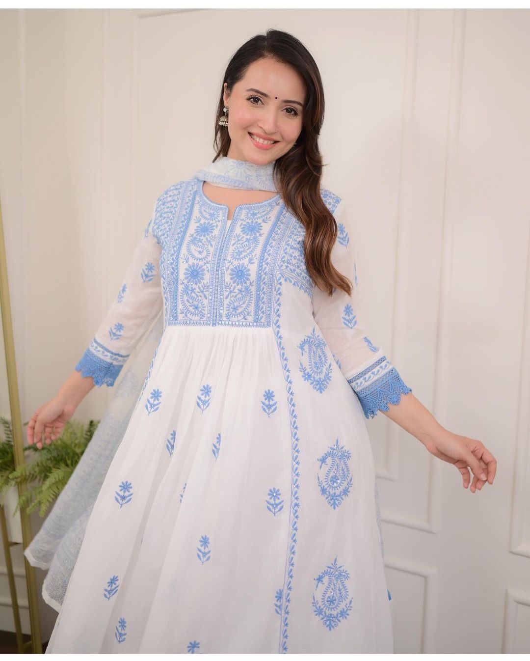 "Beautiful Chikankari Embroidery Suit"