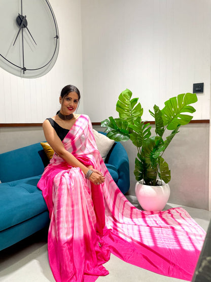 Beautiful 1 Min Sarees With Our Real Modeling Shoot Beautiful prisma dyed print