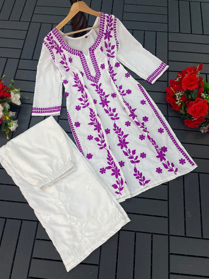 REYON COTTON DESINGER KURTA SET